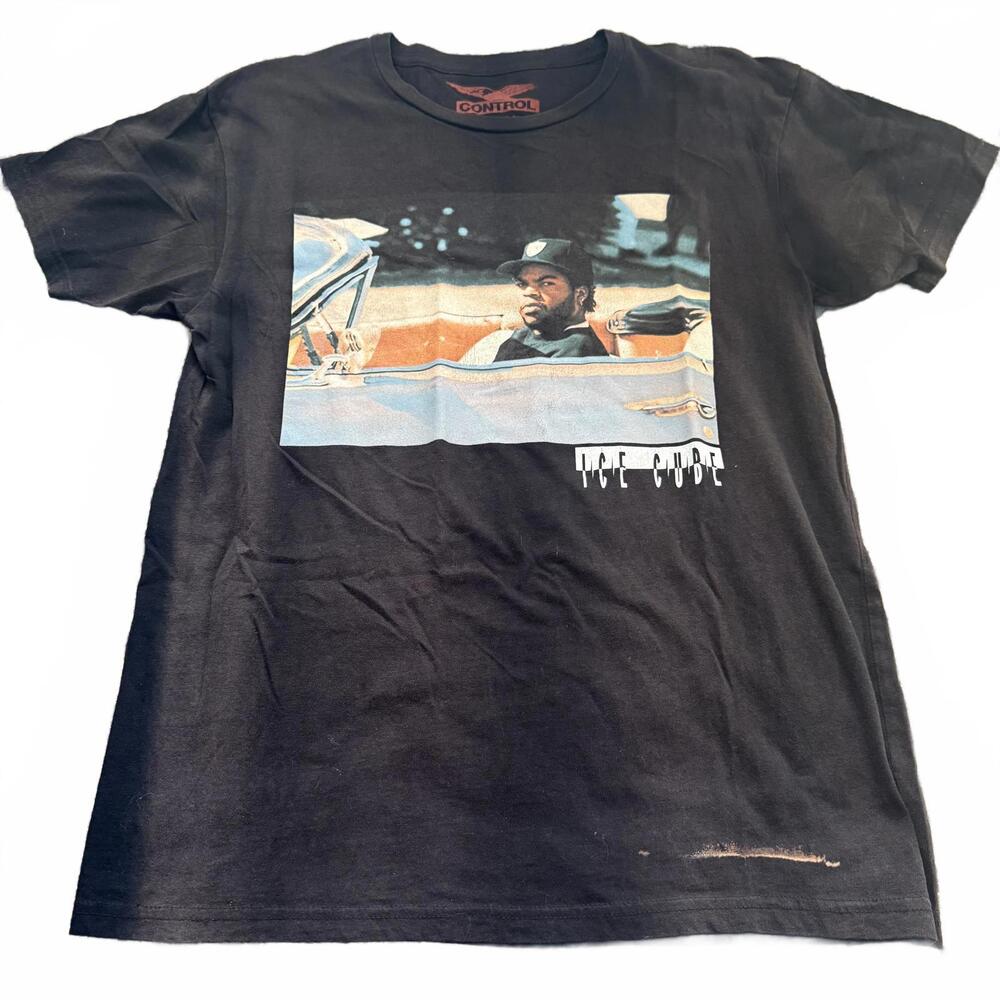 Ice Cube Graphic Tee Black Control Brand Medium Photo Print